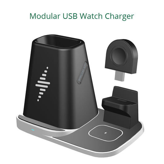 Cargador Inalámbrico 4 en 1 para Reloj, Auriculares y Dispositivos - Image 8
