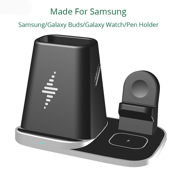 Cargador Inalámbrico 4 en 1 para Reloj, Auriculares y Dispositivos - Image 3