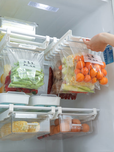 Organizador de Bolsas de Almacenamiento con Carril para Refrigerador - Image 3