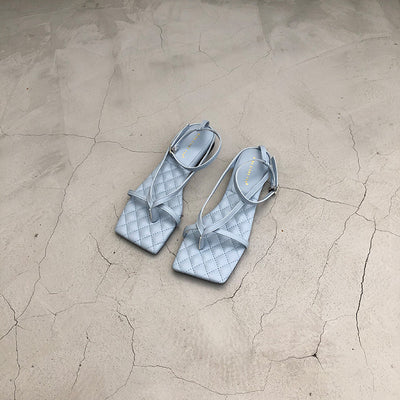 Sandalias Planas con Punta Cuadrada Estilo Minimalista para Mujer - Image 11