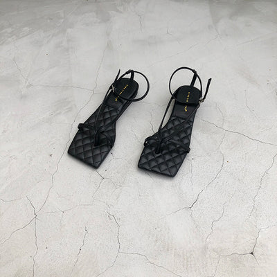 Sandalias Planas con Punta Cuadrada Estilo Minimalista para Mujer - Image 8