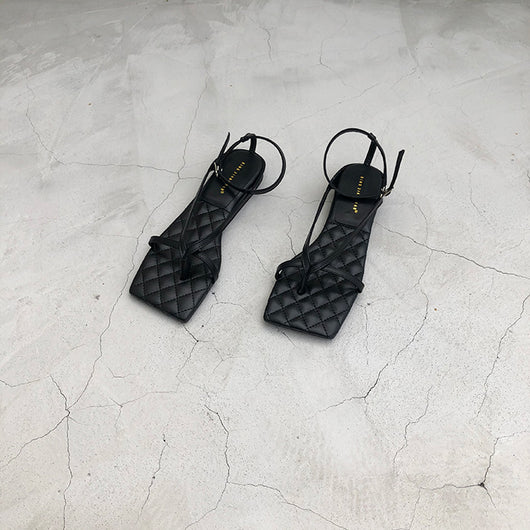 Sandalias Planas con Punta Cuadrada Estilo Minimalista para Mujer - Image 8