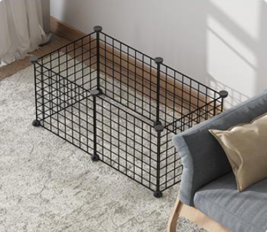 Corral Modular para Gatos Interior - Jaula Armable de Alambre