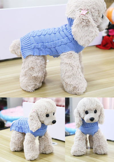Suéter de Cachemir Trenzado para Mascotas - Image 6