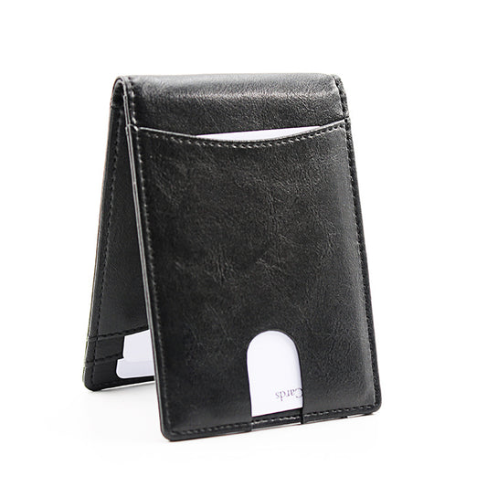 Billetera de Cuero para Hombre con Protección Antirrobo