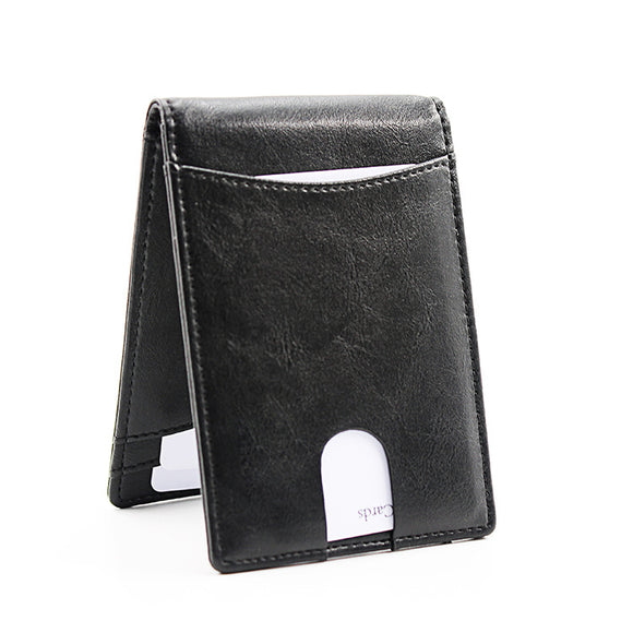 Billetera de Cuero para Hombre con Protección Antirrobo
