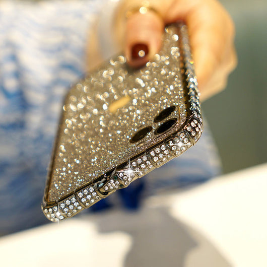 Funda de Celular para Mujer con Diamantes y Marco Brillante de Lujo - Image 7