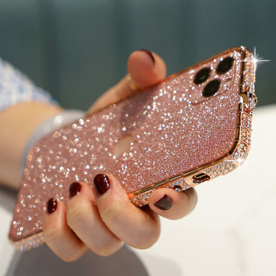 Funda de Celular para Mujer con Diamantes y Marco Brillante de Lujo - Image 6