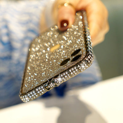 Funda de Celular para Mujer con Diamantes y Marco Brillante de Lujo - Image 2