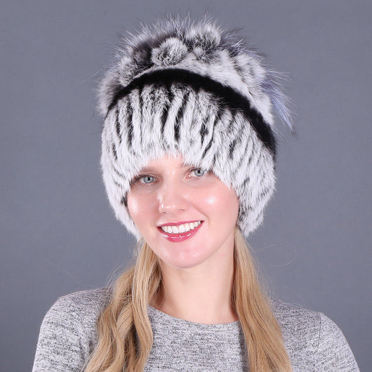 Gorro de Piel de Conejo con Protección de Orejas para Invierno - Image 8