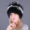 Gorro de Piel de Conejo con Protección de Orejas para Invierno