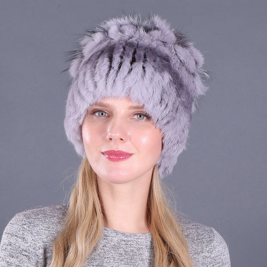 Gorro de Piel de Conejo con Protección de Orejas para Invierno - Image 6