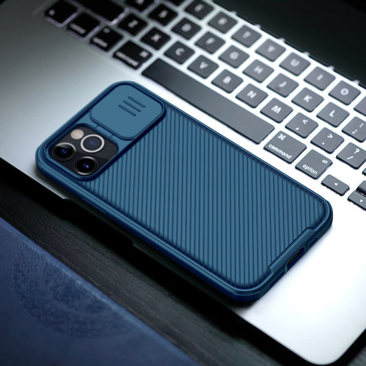 Funda Protectora con Cubierta Deslizante para Celular - Protección Anti-caídas con Lentes Integrados