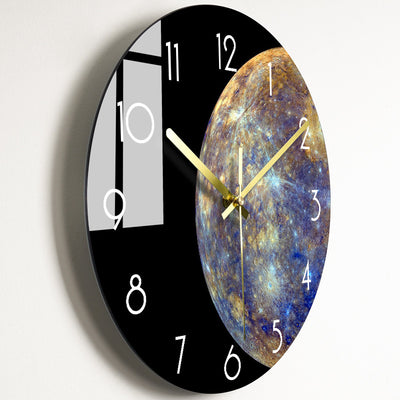 Reloj de Pared Silencioso de Cristal Lujo para Sala de Estar - Image 31