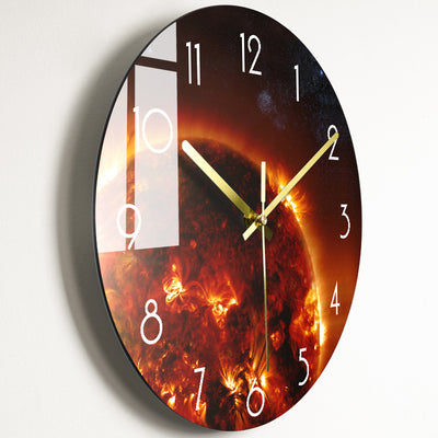 Reloj de Pared Silencioso de Cristal Lujo para Sala de Estar - Image 13