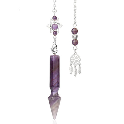 Péndulo de Cristal Natural para Adivinación - Colgante Espiritual Unisex - Image 8