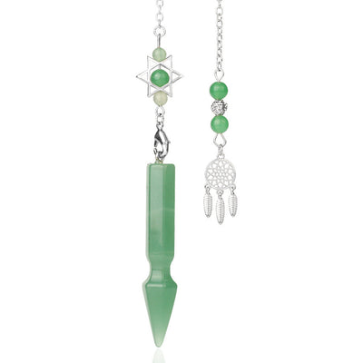 Péndulo de Cristal Natural para Adivinación - Colgante Espiritual Unisex - Image 3