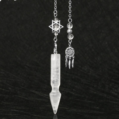 Péndulo de Cristal Natural para Adivinación - Colgante Espiritual Unisex - Image 6