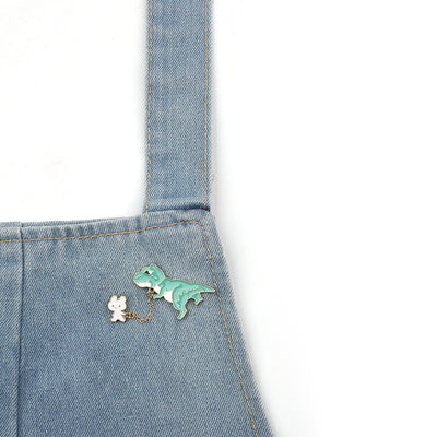 Broche Dinosaurio Conejo - Pin Adorable para Colecciones - Image 2