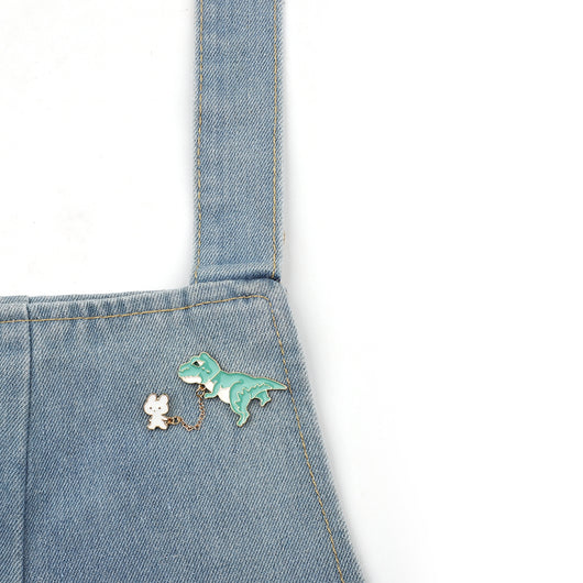 Broche Dinosaurio Conejo - Pin Adorable para Colecciones - Image 2