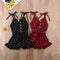 Jumpsuit de Encaje Estampado para Niñas