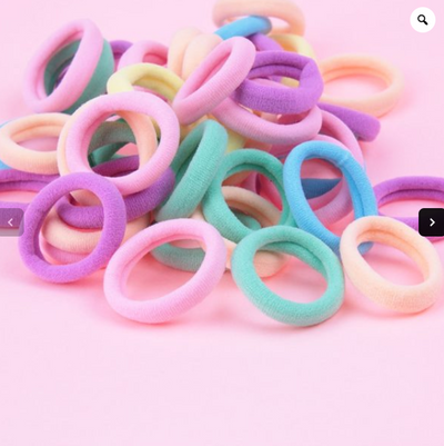 Pack de 100 Cintas Elásticas para Cabello - Accesorios de Moda Versátiles - Image 2