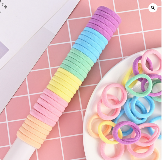 Pack de 100 Cintas Elásticas para Cabello - Accesorios de Moda Versátiles - Image 5