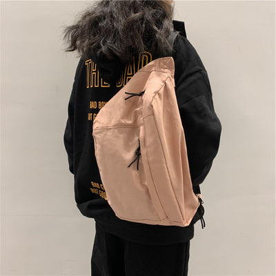 Bolsa Mensajera Canvas de Gran Capacidad - Estilo Coreano Casual Deportivo para Mujer - Image 4