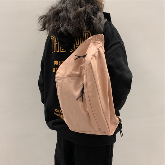 Bolsa Mensajera Canvas de Gran Capacidad - Estilo Coreano Casual Deportivo para Mujer - Image 4