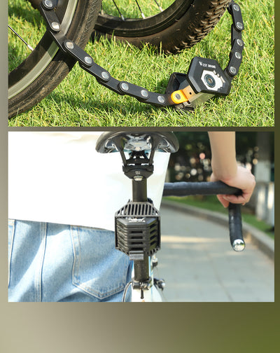 Candado Plegable para Bicicleta de Aleación con 3 Llaves - Seguridad Antirrobo Hamburg-Lock - Image 6