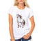 Playera Cuello Redondo Manga Corta Estilo Europeo Americano