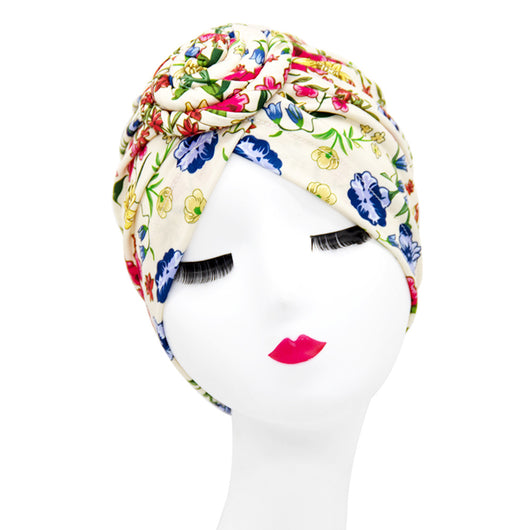 Gorro Turbante Donut con Flor y Diseño Swirl - Estilo Europeo y Americano - Image 22