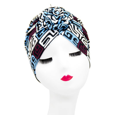 Gorro Turbante Donut con Flor y Diseño Swirl - Estilo Europeo y Americano - Image 26