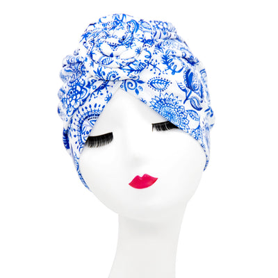 Gorro Turbante Donut con Flor y Diseño Swirl - Estilo Europeo y Americano - Image 3