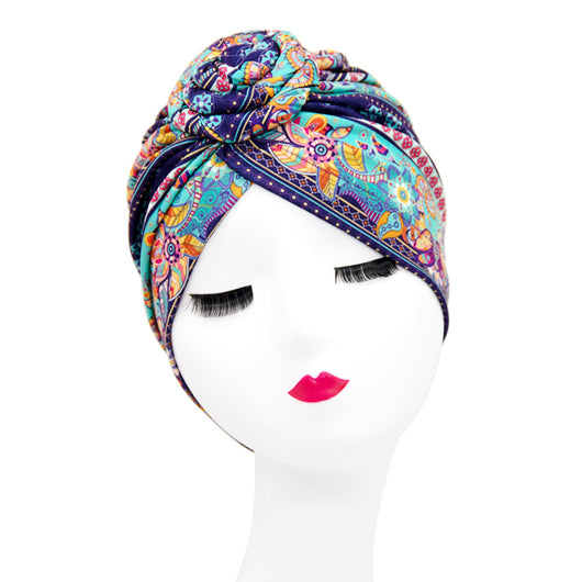 Gorro Turbante Donut con Flor y Diseño Swirl - Estilo Europeo y Americano - Image 17