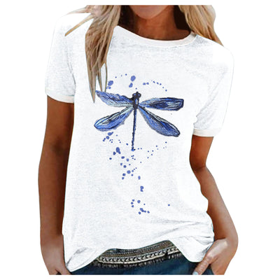 Playera Estampado Libélula con Bloques de Color - Image 10