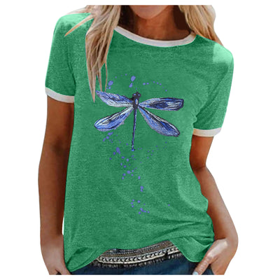 Playera Estampado Libélula con Bloques de Color - Image 3