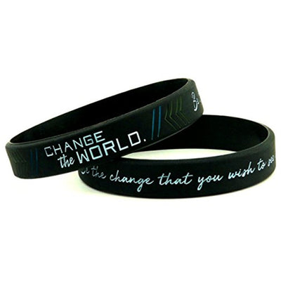 Pulsera Motivacional Sé Tú Mismo, Cambia el Mundo - Image 9