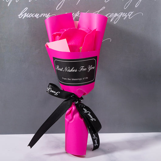 Rosa Floral Artificial de Jabón - Regalo Romántico para San Valentín y Confesión - Image 10