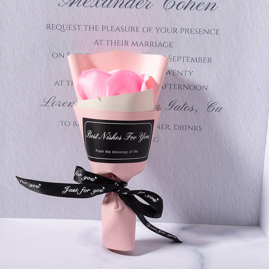 Rosa Floral Artificial de Jabón - Regalo Romántico para San Valentín y Confesión - Image 3