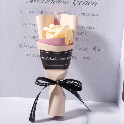 Rosa Floral Artificial de Jabón - Regalo Romántico para San Valentín y Confesión - Image 6