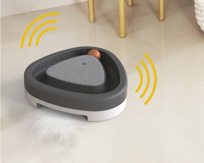 Juguete Interactivo Giratorio para Gatos con Rascador Eléctrico Inteligente - Image 8