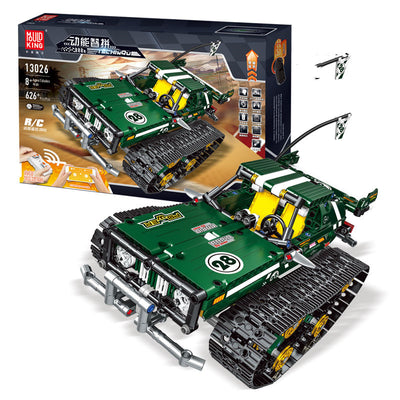 Auto de Carreras Programable con Orugas para Niños - Armable - Image 3