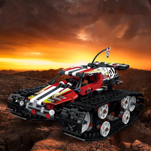 Auto de Carreras Programable con Orugas para Niños - Armable - Image 2