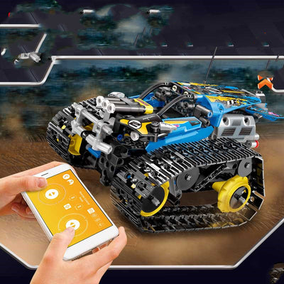 Auto de Carreras Programable con Orugas para Niños - Armable - Image 6