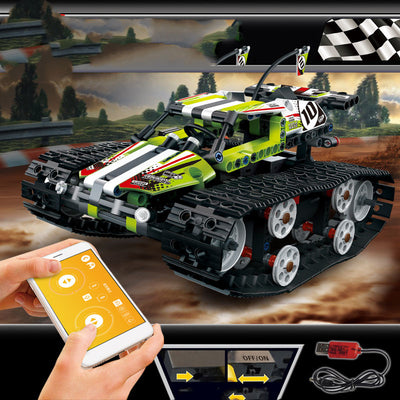 Auto de Carreras Programable con Orugas para Niños - Armable - Image 5