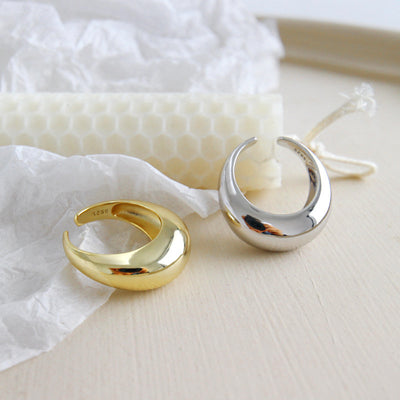 Anillo Ajustable de Apertura Exagerada para Mujer - Diseño Moderno y Atrevido - Image 5