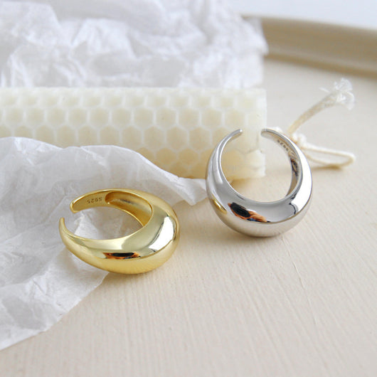Anillo Ajustable de Apertura Exagerada para Mujer - Diseño Moderno y Atrevido - Image 5