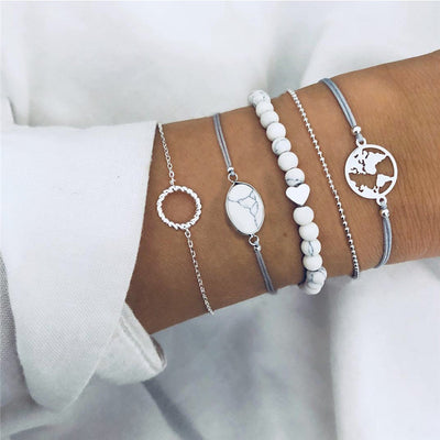 Pulsera de Diamante con Círculo Anudado y Flecha de Personalidad - Image 2