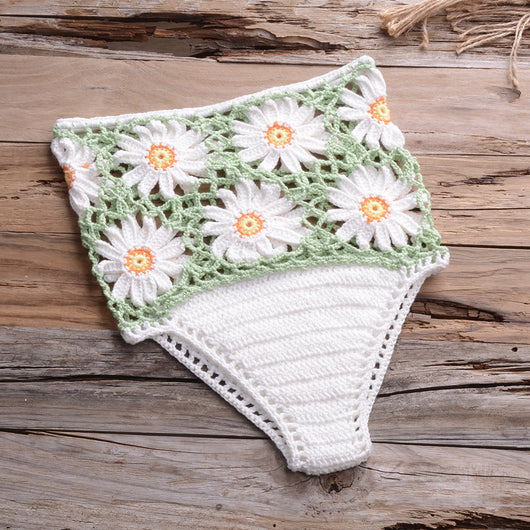 Traje de Baño de Dos Piezas con Falda y Pantalón de Cintura Alta - Image 5